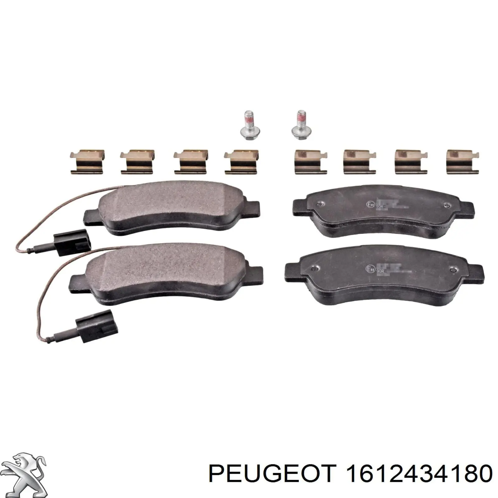 Okładziny (klocki) do hamulców tarczowych tylne Peugeot/Citroen 1612434180 cena, od 27,78 USD