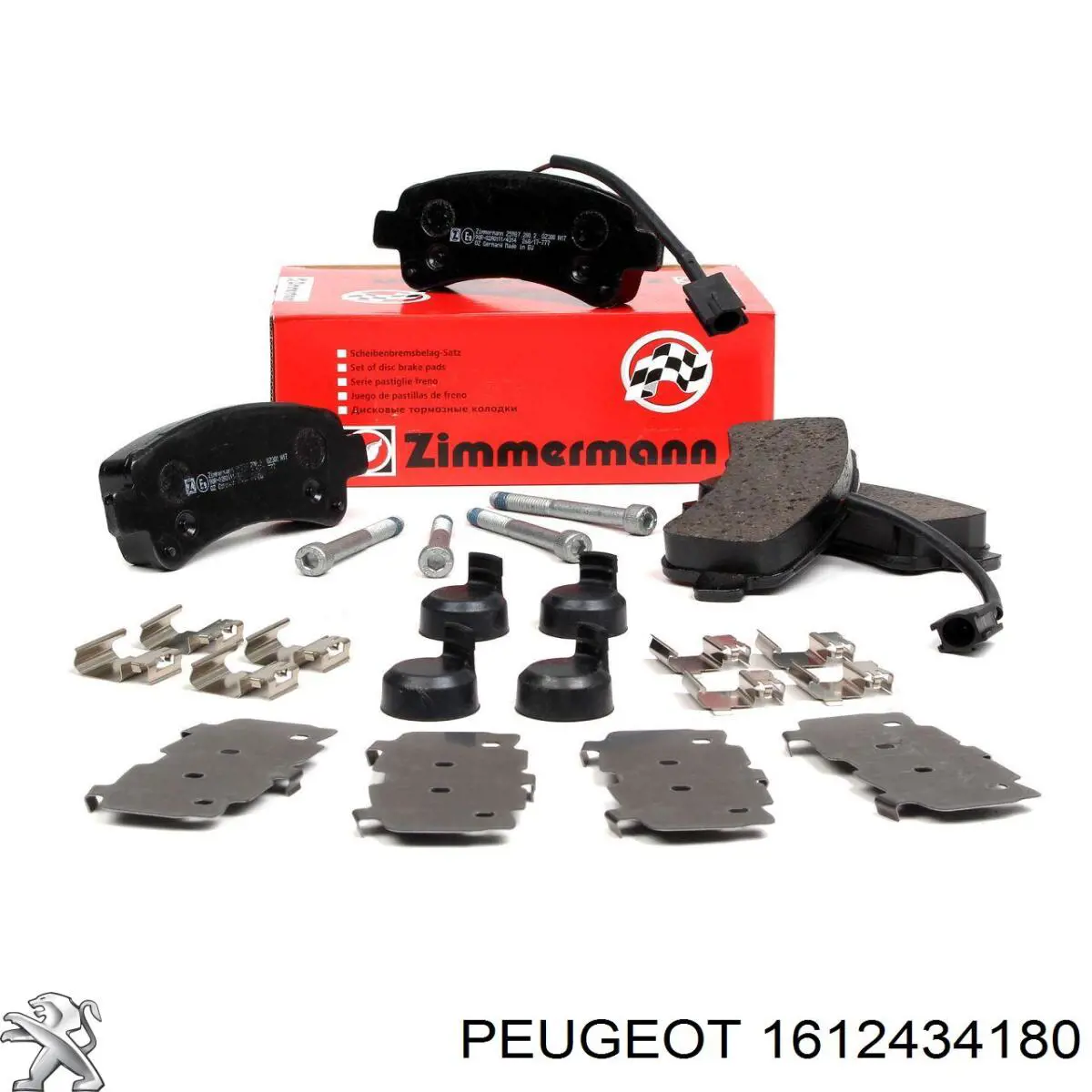 Okładziny (klocki) do hamulców tarczowych tylne Peugeot/Citroen 1612434180 cena, od 31,68 USD