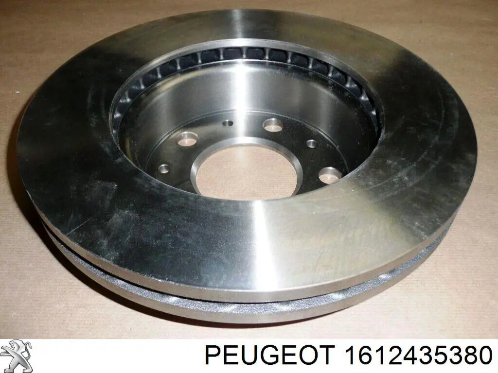 1612435380 Peugeot/Citroen Tarcza hamulcowa przednia