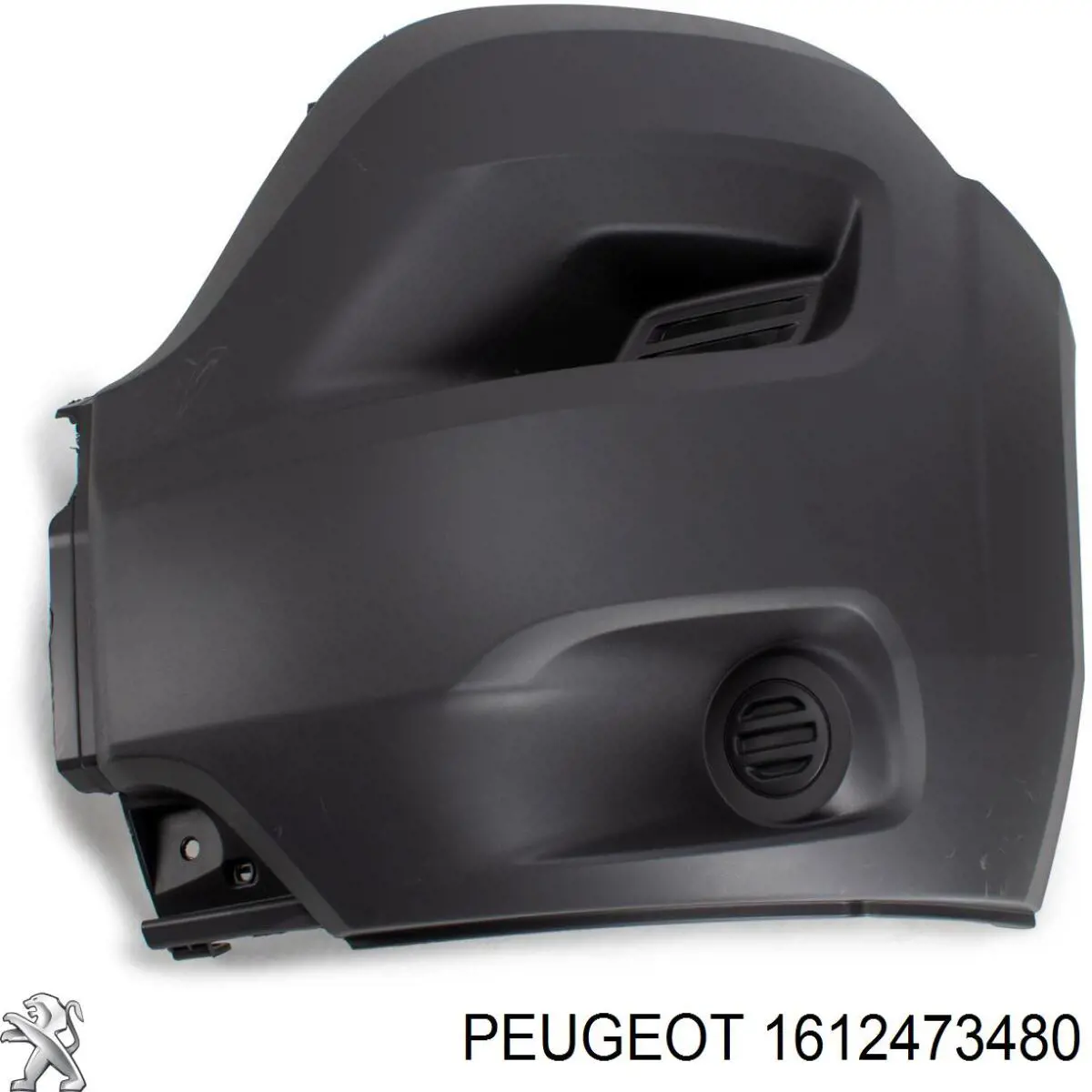Zderzak przedni, lewa część Peugeot/Citroen 1612473480