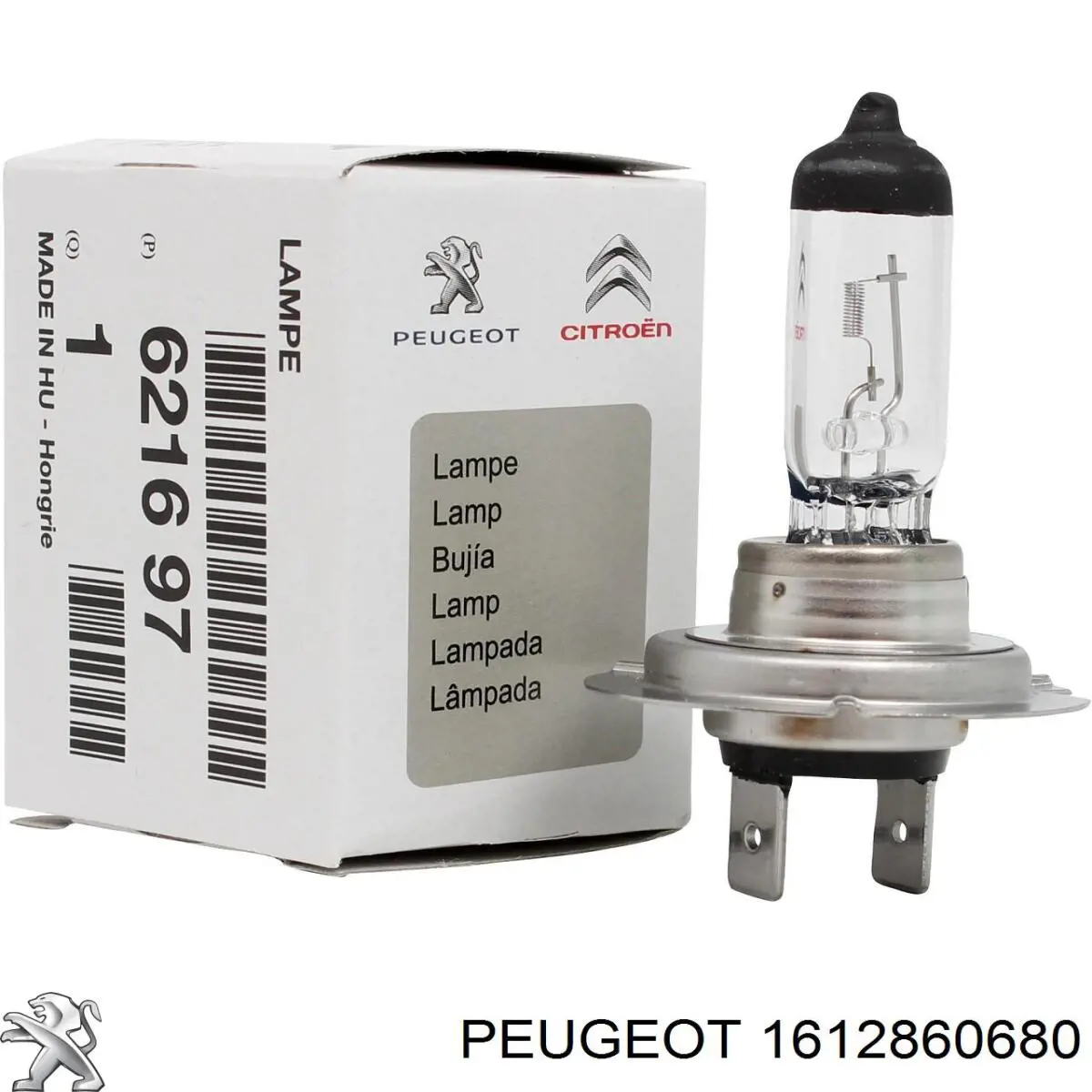 Do koszyka 1612860680 Peugeot/Citroen Żarówka halogenowa