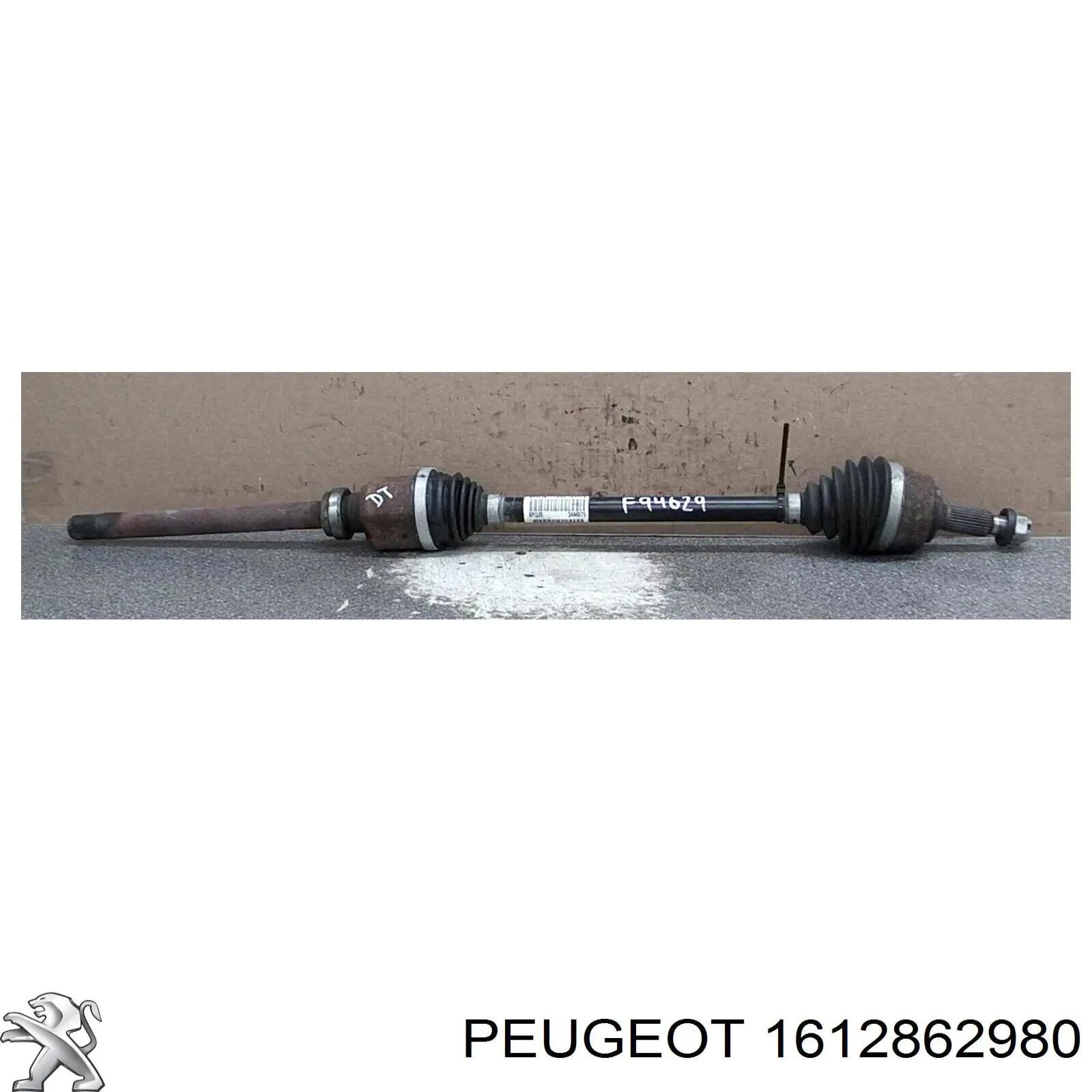 9815636280 Peugeot/Citroen Półoś napędowa przednia prawa