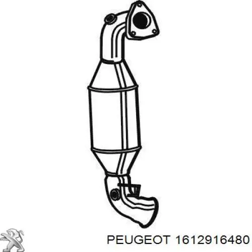 1612916480 Peugeot/Citroen konwerter-katalizator