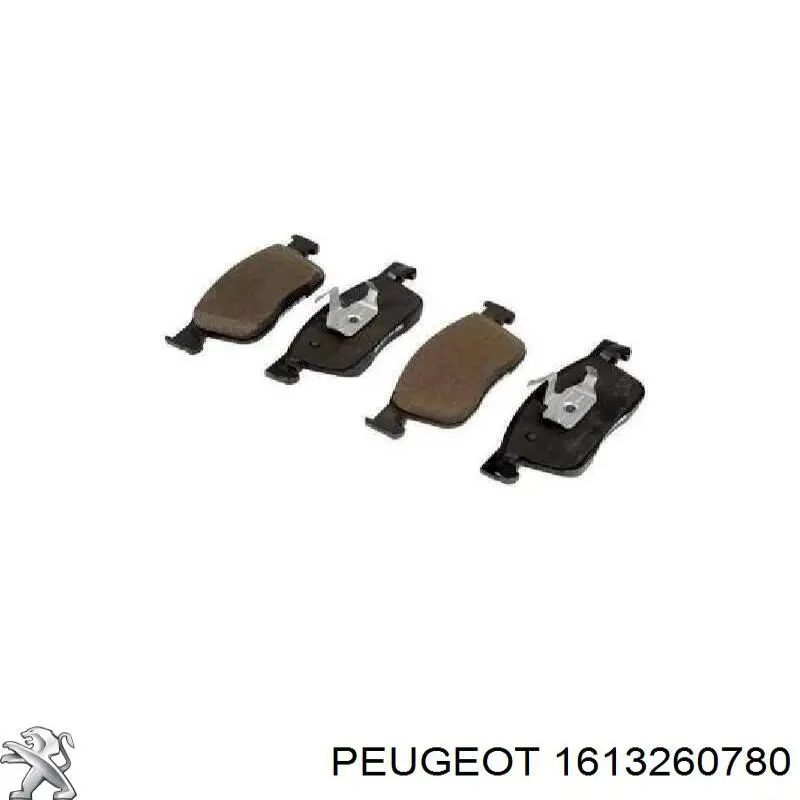 Do koszyka 1613260780 Peugeot/Citroen Klocki hamulcowe przednie tarczowe