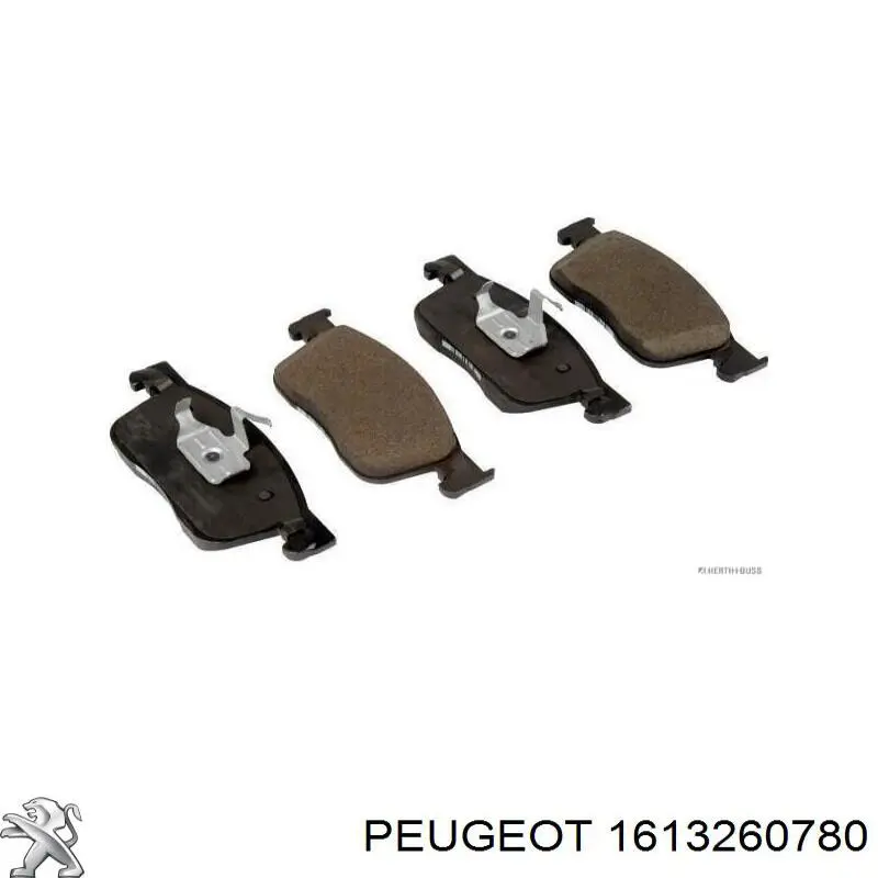 1613260780 Peugeot/Citroen Klocki hamulcowe przednie tarczowe