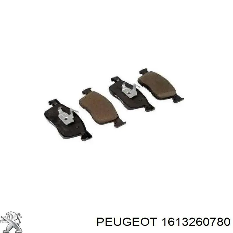 Klocki hamulcowe przednie tarczowe Peugeot/Citroen 1613260780 cena, od 42,81 USD