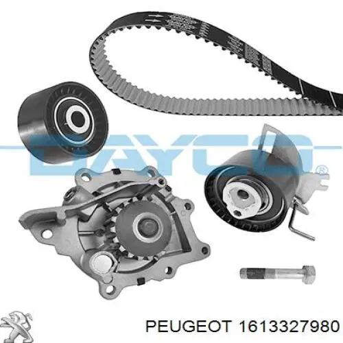 1613327980 Peugeot/Citroen Pasek rozrządu, zestaw