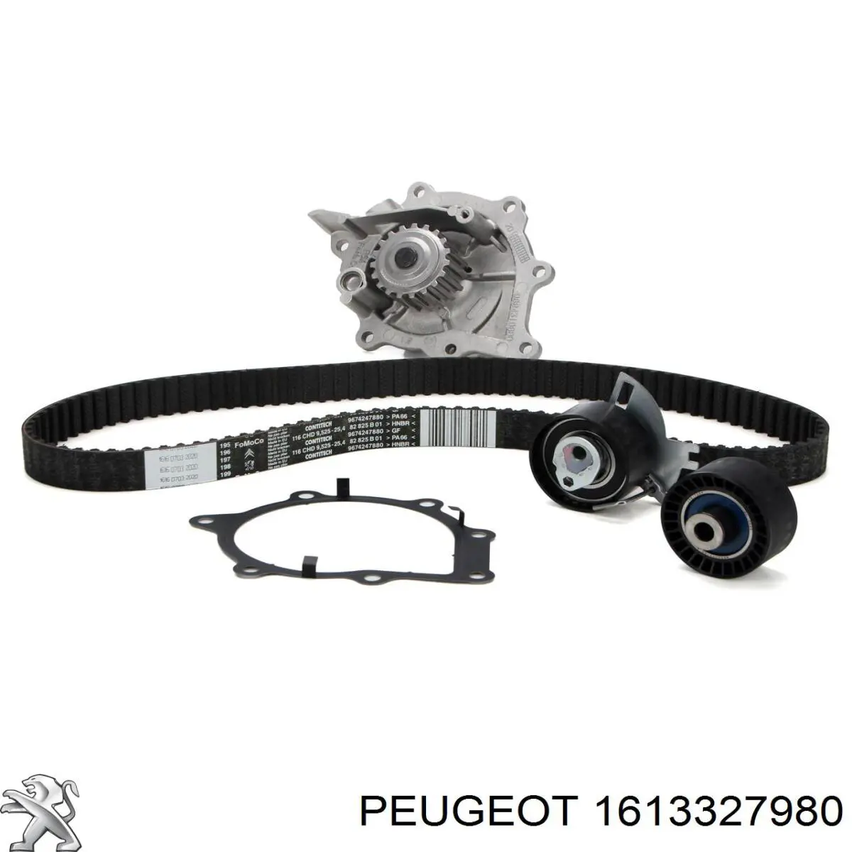 Pasek rozrządu, zestaw Peugeot/Citroen 1613327980 cena, od 164,84 USD