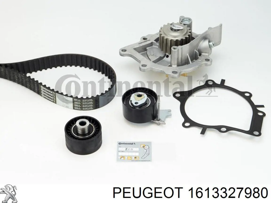 Do koszyka 1613327980 Peugeot/Citroen Pasek rozrządu, zestaw