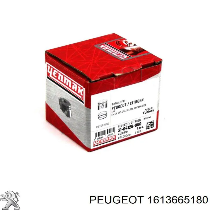 Tłok, komplet do jednego cylindru, STD Peugeot/Citroen 1613665180 cena, od 106,77 USD