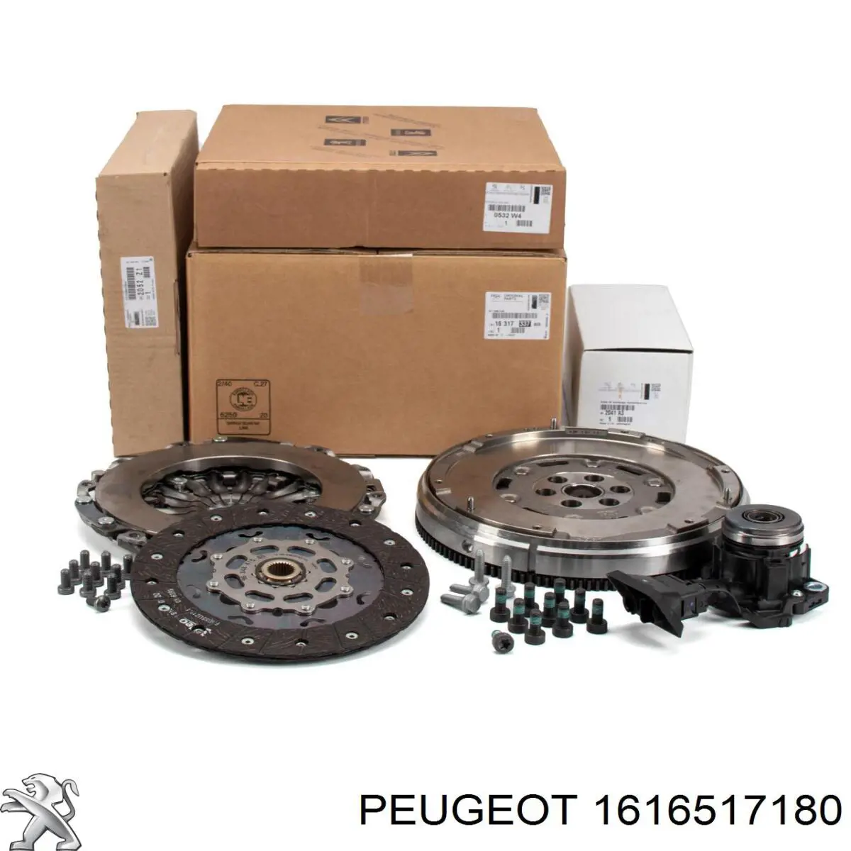 1616517180 Peugeot/Citroen Zestaw sprzęgła (3 części)