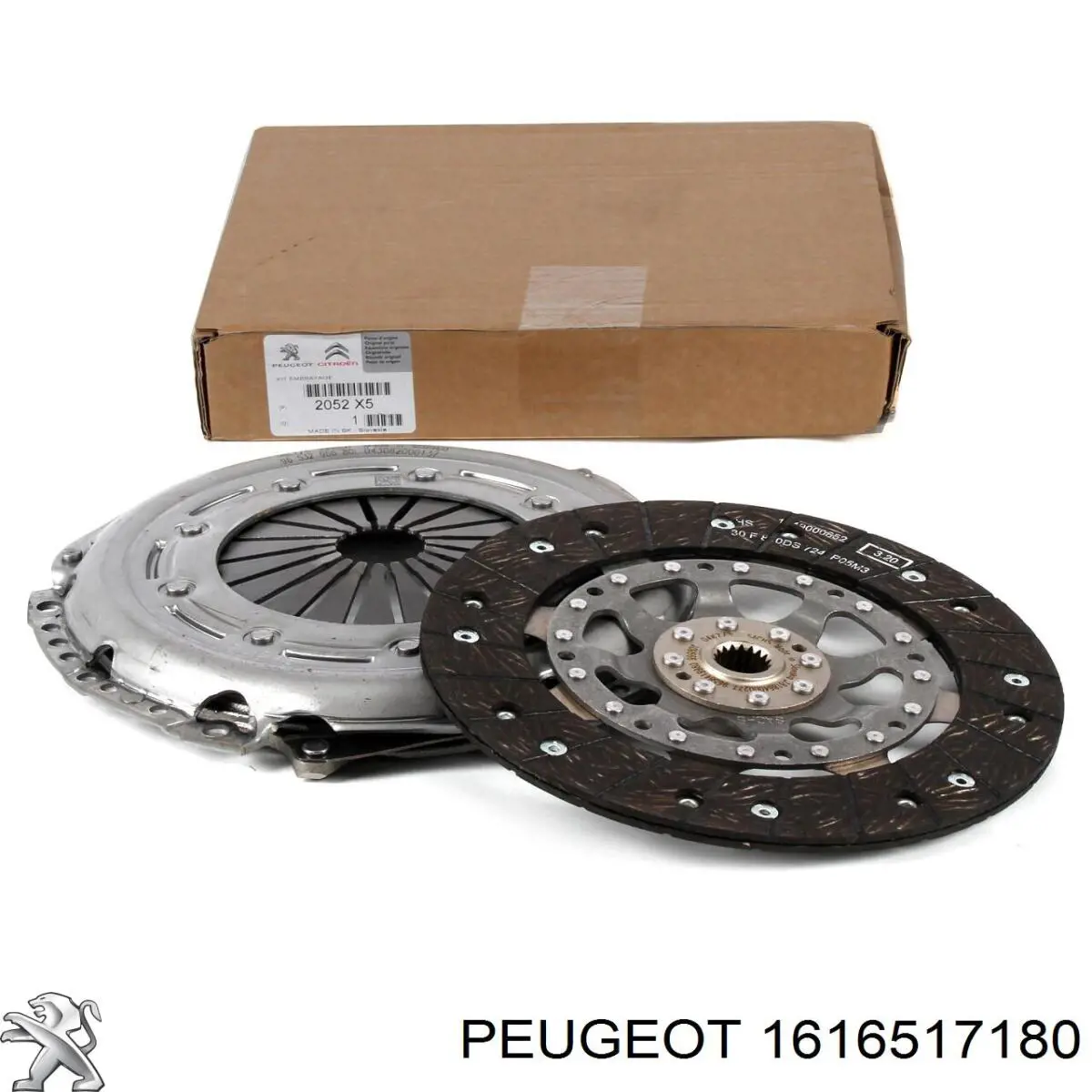 1616517180 Peugeot/Citroen Zestaw sprzęgła (3 części)