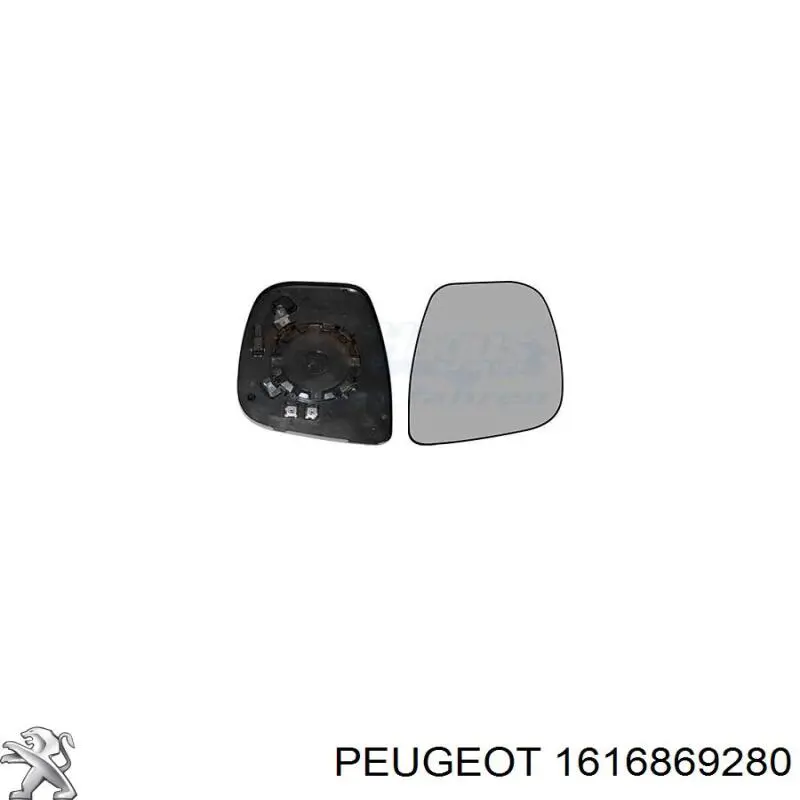 1616869280 Peugeot/Citroen Wkład lusterka wstecznego prawego