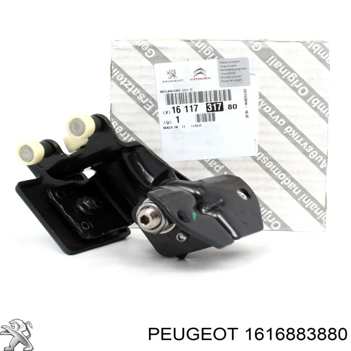 1616883880 Peugeot/Citroen Rolka drzwi bocznych (przesuwnych) prawa środkowa