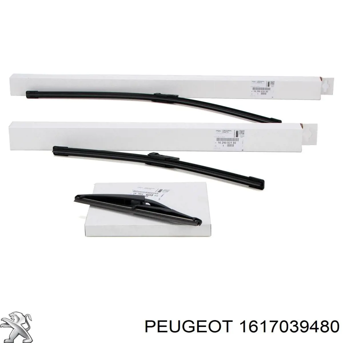 Pióro wycieraczki szyby przedniej, zestaw (2 szt.) Peugeot/Citroen 1617039480 cena, od 24,51 USD
