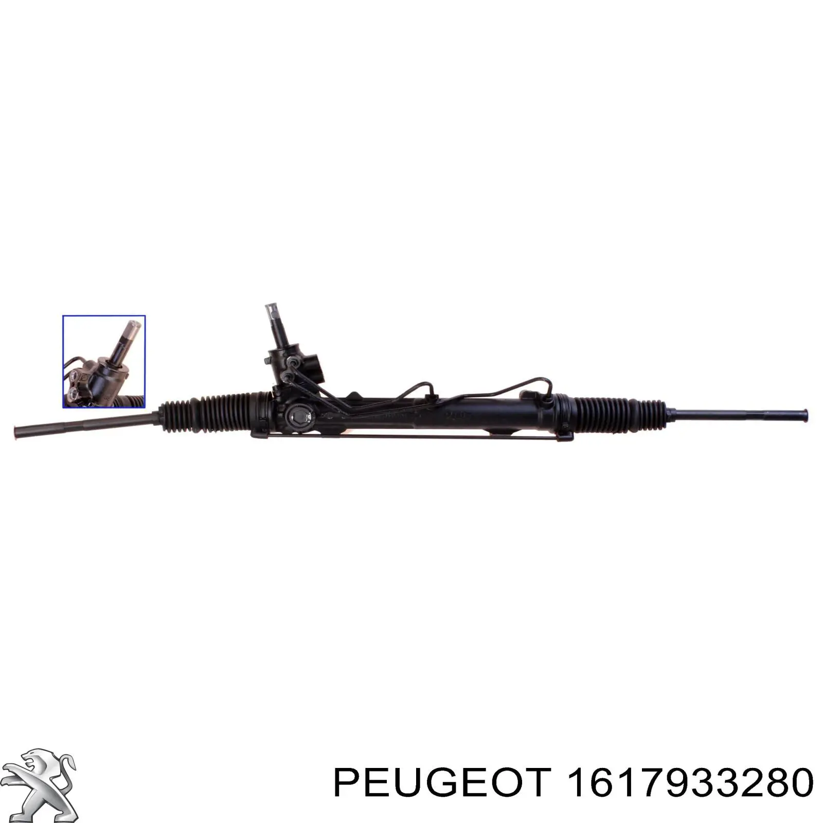 Listwa kierownicza (maglownica) do Peugeot 206  2A/C