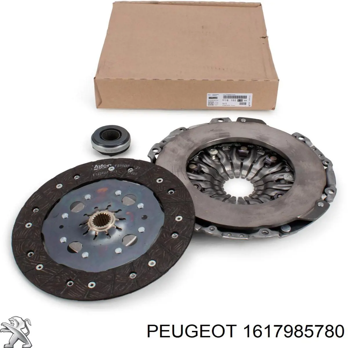Zestaw sprzęgła (3 części) 1617985780 Peugeot/Citroen