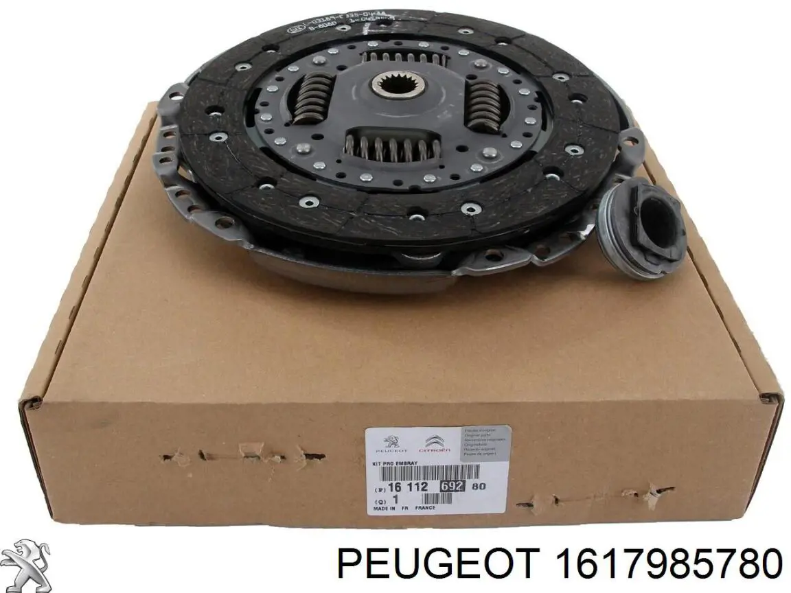 Do koszyka 1617985780 Peugeot/Citroen Zestaw sprzęgła (3 części)