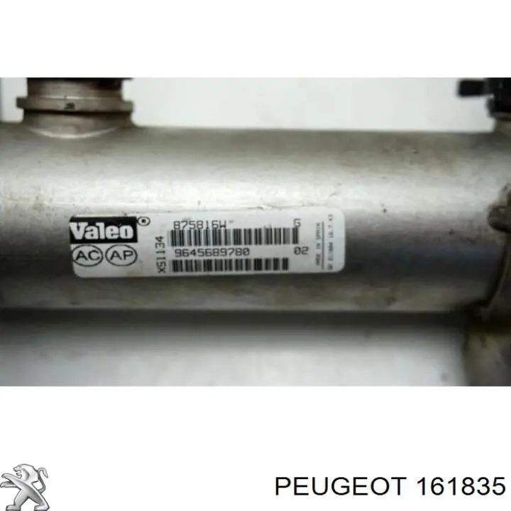 Do koszyka 161835 Peugeot/Citroen Chłodnica układu recyrkulacji spalin EGR