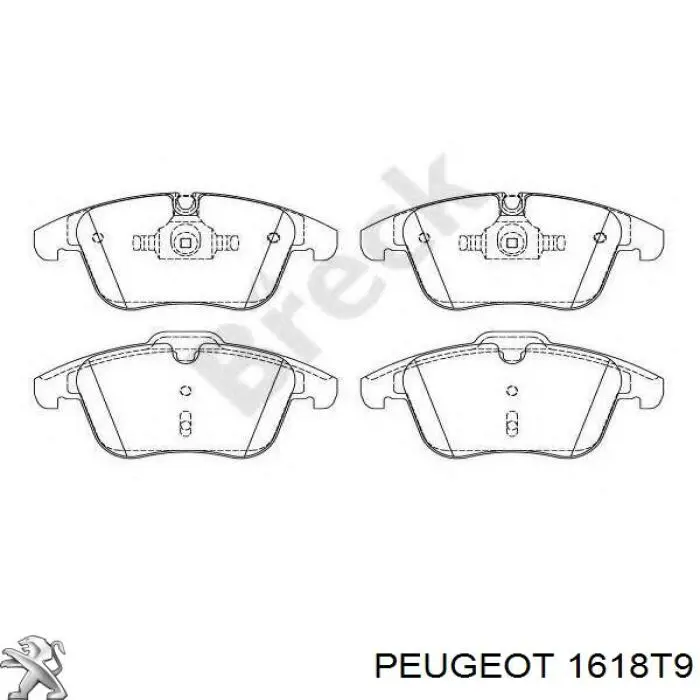 Sonda lambda czujnik tlenu przed katalizatorem Peugeot/Citroen 1618T9 cena, od 69,81 USD