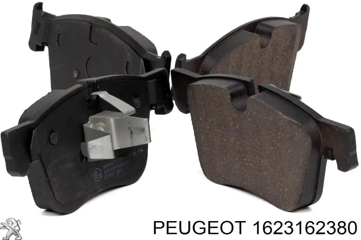 Do koszyka 1623162380 Peugeot/Citroen Klocki hamulcowe przednie tarczowe