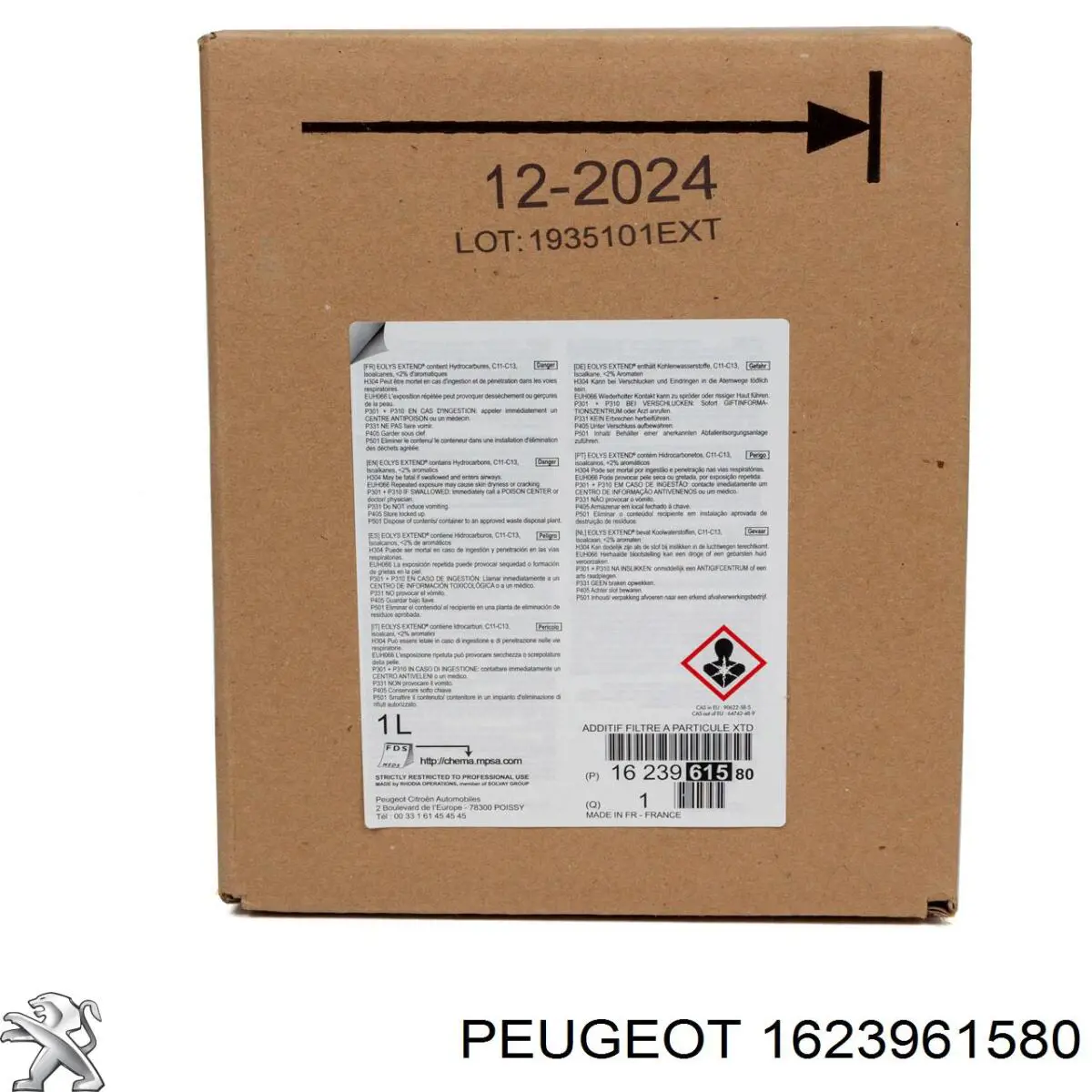 Do koszyka 1623961580 Peugeot/Citroen Płyn do filtrów cząstek stałych