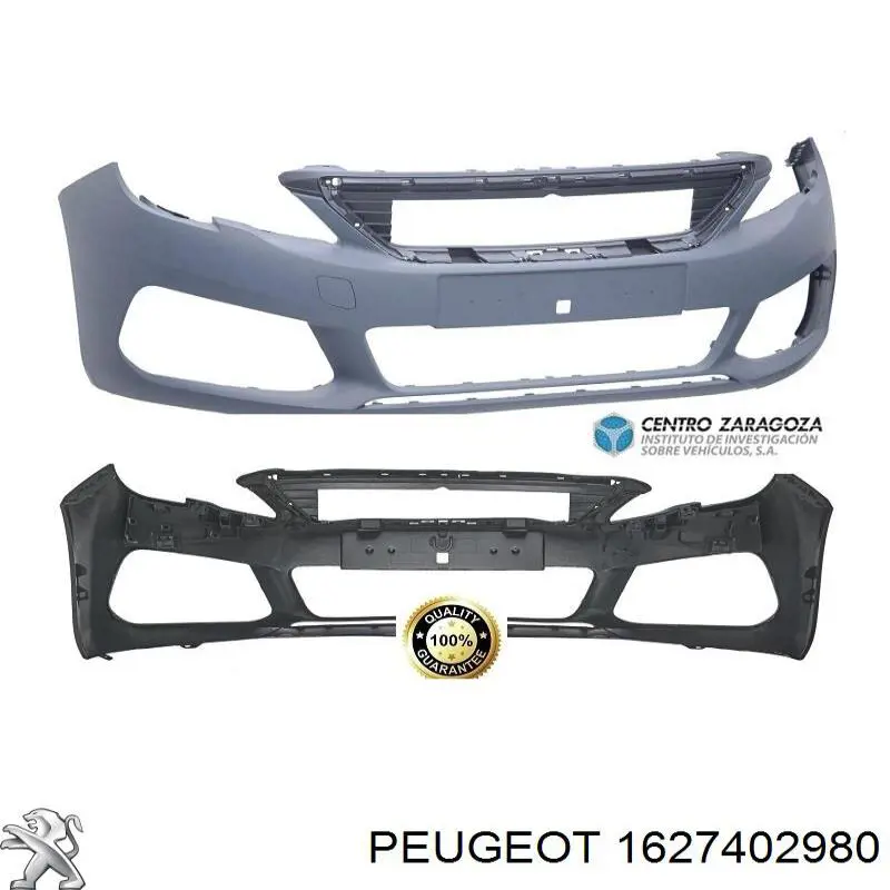 Zderzak przedni 1627402980 Peugeot/Citroen