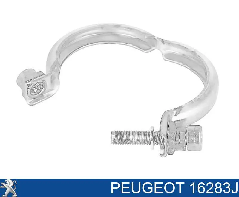 16283J Peugeot/Citroen Obcior rury zaworu EGR