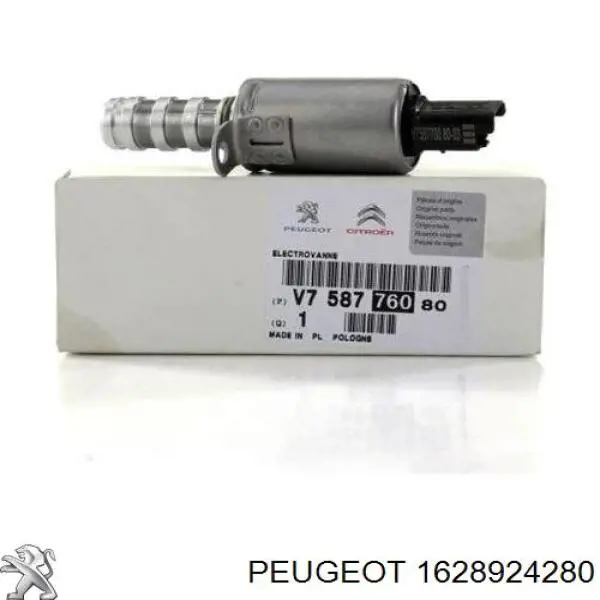 Do koszyka 1628924280 Peugeot/Citroen Zawór elektromagnetyczny faz rozrządu