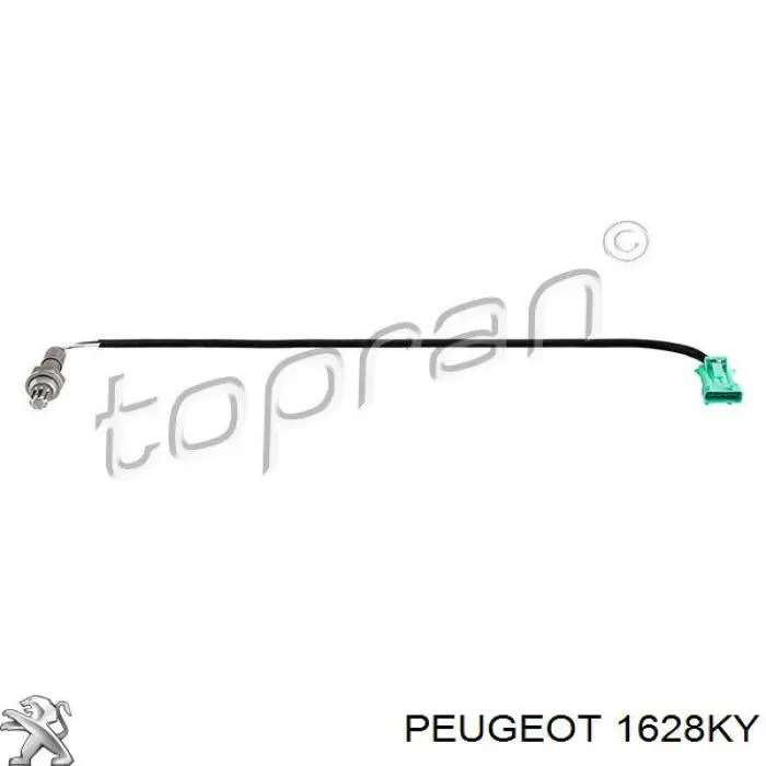 Do koszyka 1628KY Peugeot/Citroen Sonda lambda czujnik tlenu po katalizatorze