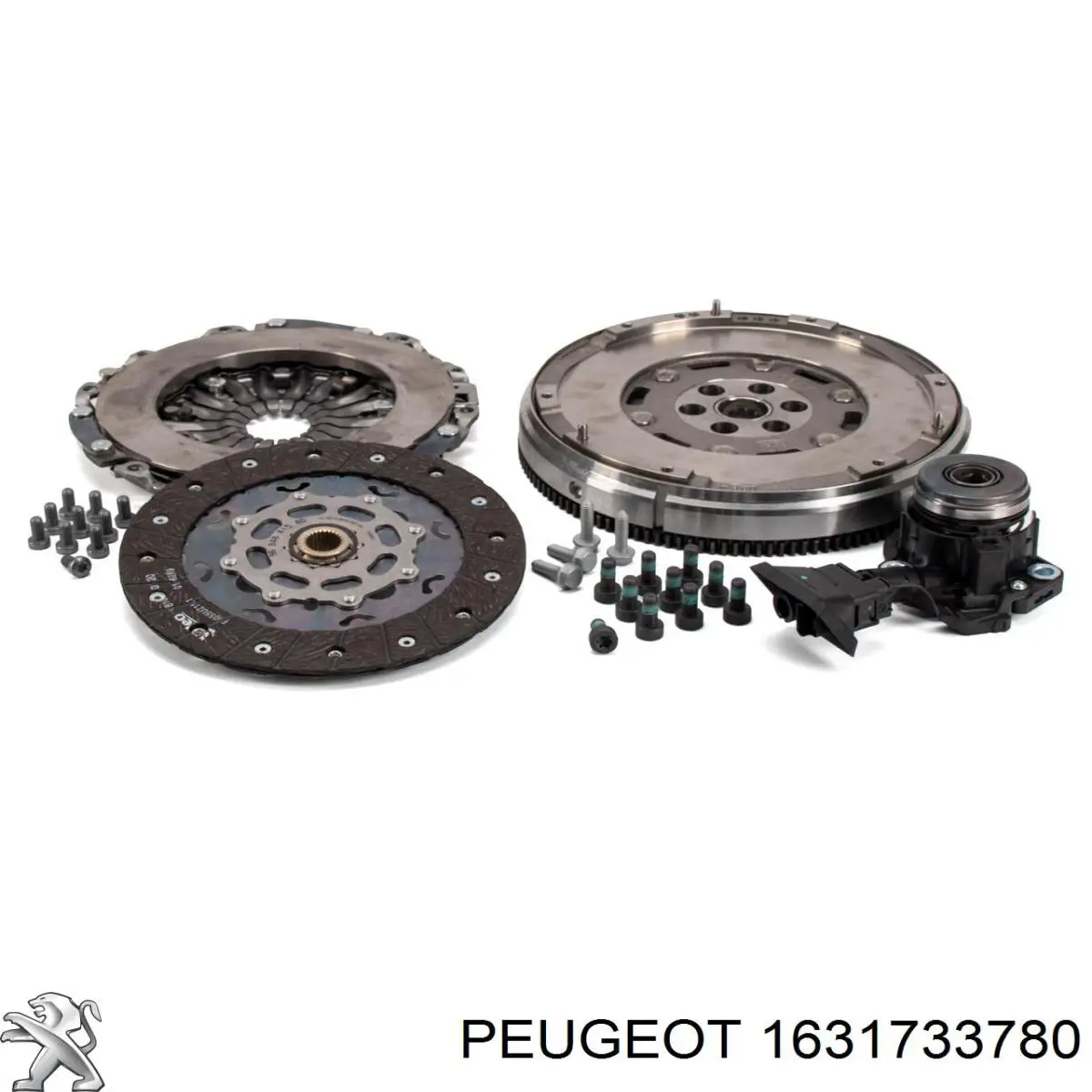 Zestaw sprzęgła (3 części) 1631733780 Peugeot/Citroen