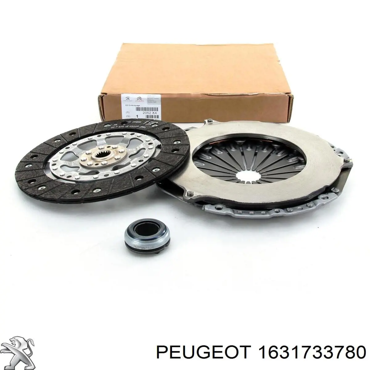 1631733780 Peugeot/Citroen Zestaw sprzęgła (3 części)