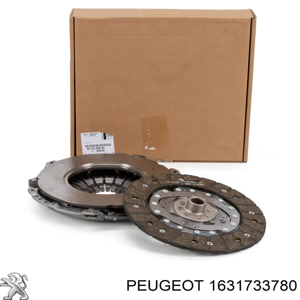 1631733780 Peugeot/Citroen Zestaw sprzęgła (3 części)