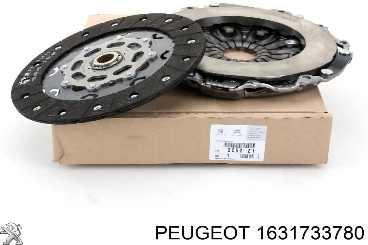 Do koszyka 1631733780 Peugeot/Citroen Zestaw sprzęgła (3 części)