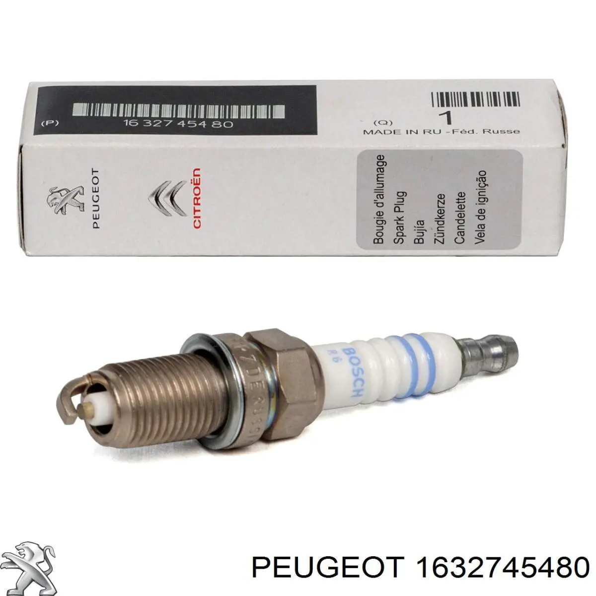 Świeca zapłonowa Peugeot/Citroen 1632745480 cena, od 5,00 USD
