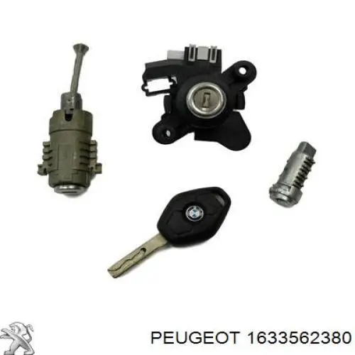1633562380 Peugeot/Citroen Zamek drzwi tylnych prawych skrzydłowych