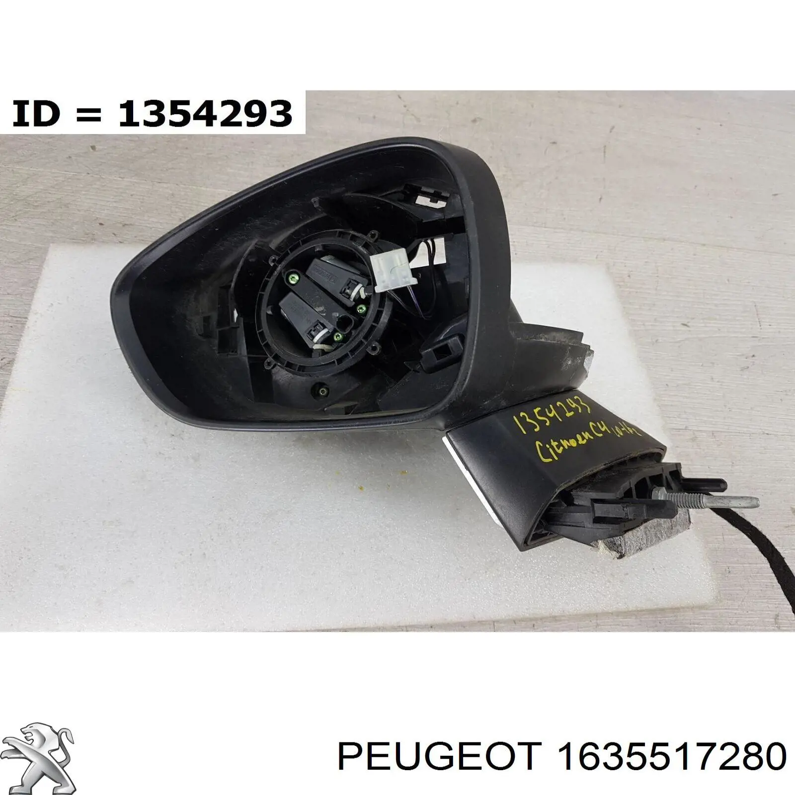 Do koszyka 1635517280 Peugeot/Citroen Lusterko wsteczne lewe