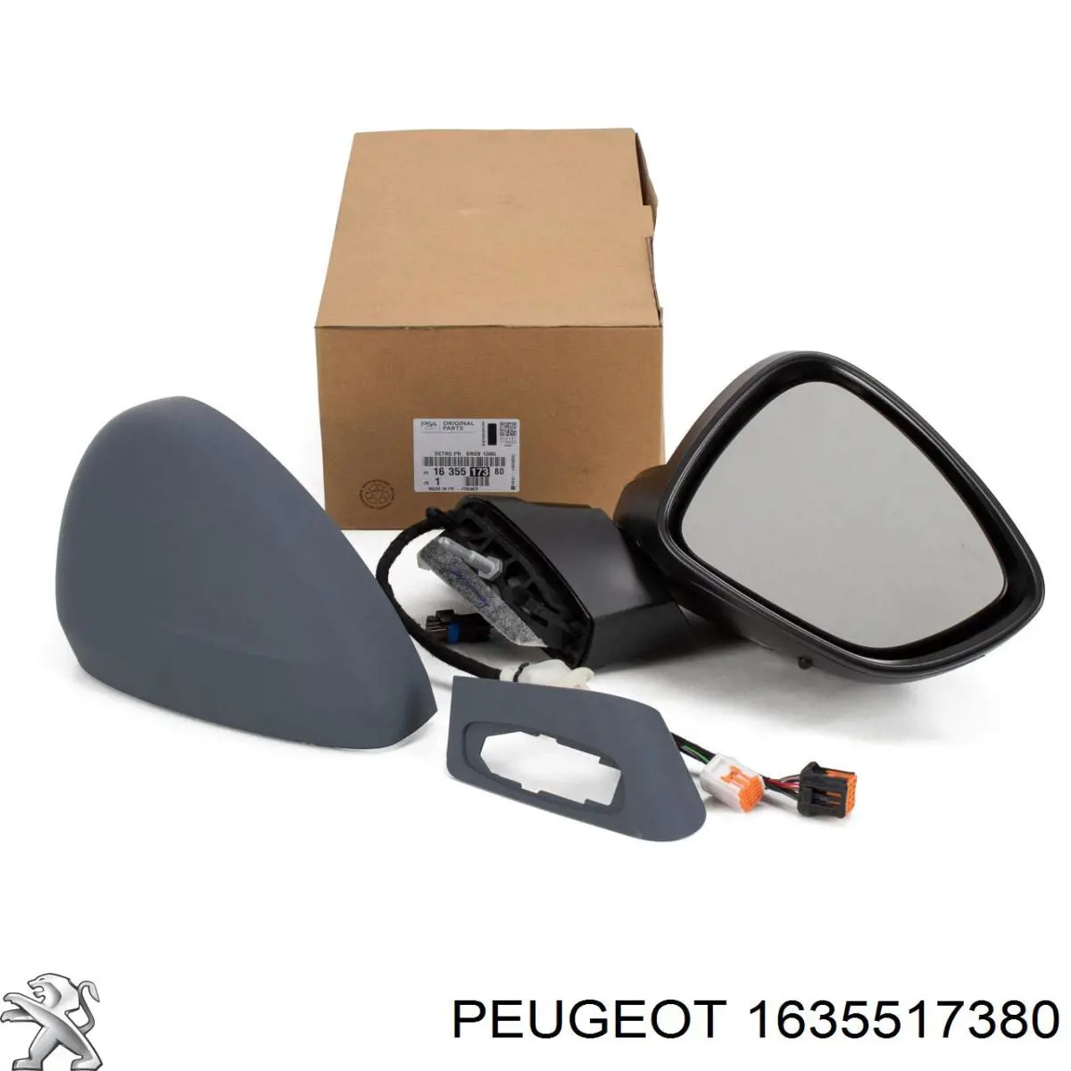 1635517380 Peugeot/Citroen Lusterko wsteczne prawe
