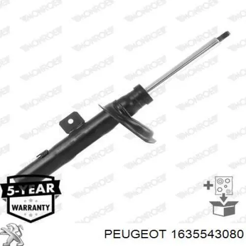 Do koszyka 1635543080 Peugeot/Citroen Amortyzator przedni lewy