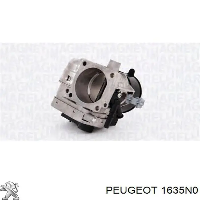 Do koszyka 1635N0 Peugeot/Citroen Przepustnica, komplet