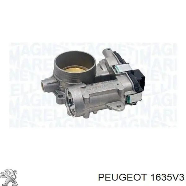Do koszyka 1635V3 Peugeot/Citroen Przepustnica, komplet