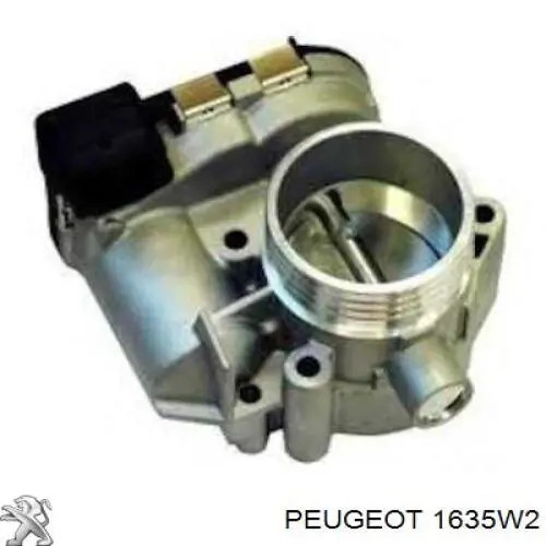 Do koszyka 1635W2 Peugeot/Citroen Przepustnica, komplet