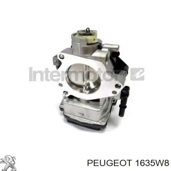 Przepustnica, komplet Peugeot/Citroen 1635W8