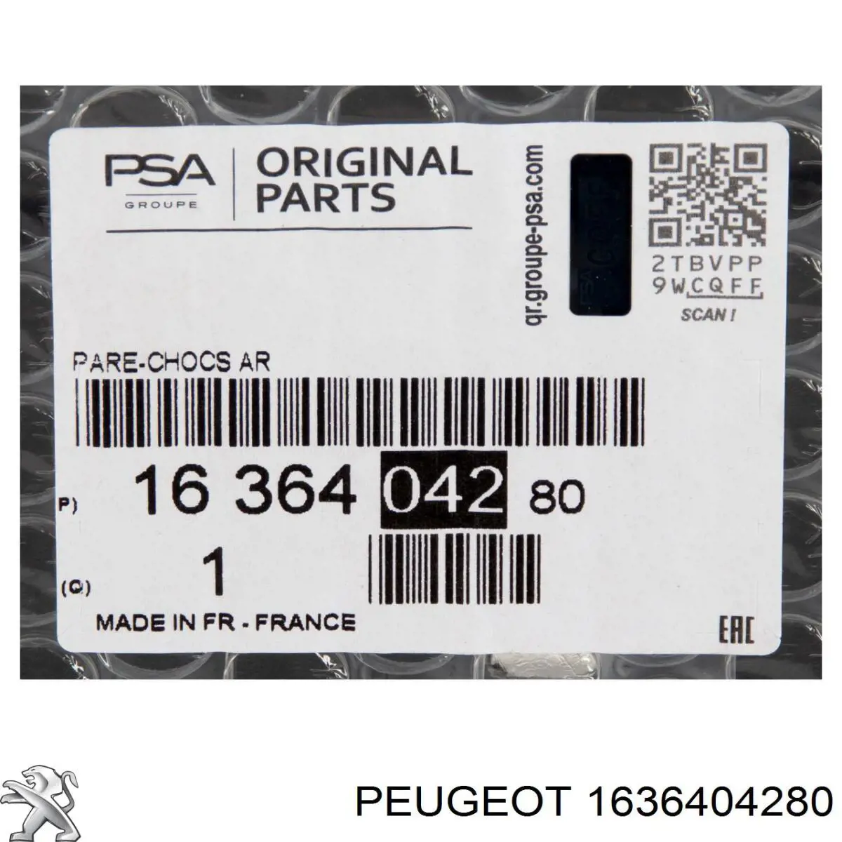 Do koszyka 1636404280 Peugeot/Citroen Zderzak tylny