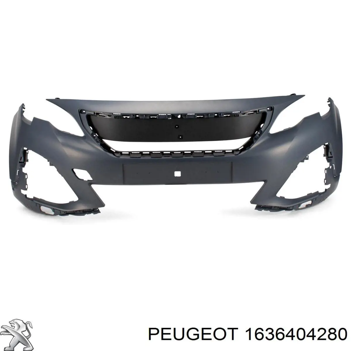 Zderzak tylny 1636404280 Peugeot/Citroen