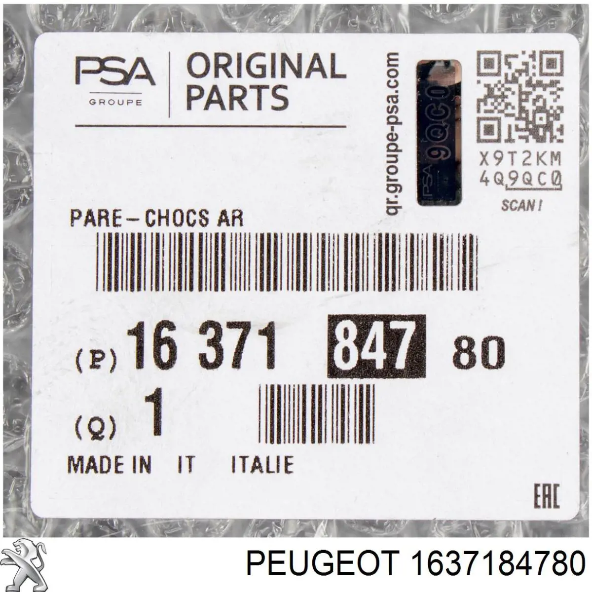 Zderzak tylny, środkowa część Peugeot/Citroen 1637184780 cena, od 126,48 USD
