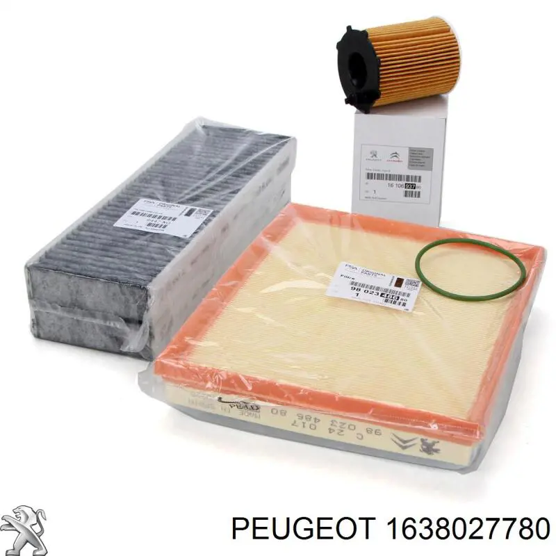 Do koszyka 1638027780 Peugeot/Citroen Filtr powietrza