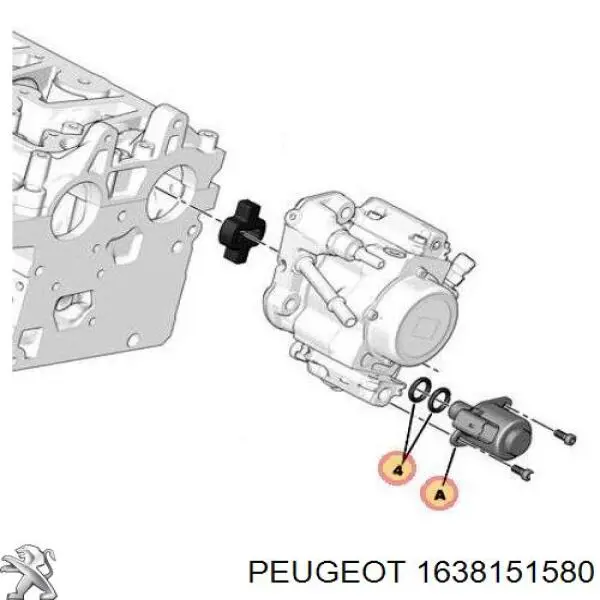 Zawór regulacji ciśnienia (zawór redukcyjny pompy wtryskowej) System Common-Rail Peugeot/Citroen 1638151580 cena, od 157,96 USD