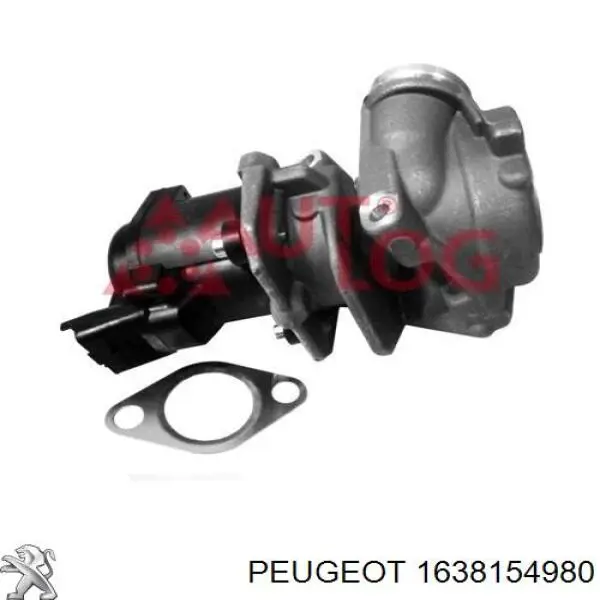Zawór recyrkulacji spalin EGR Peugeot/Citroen 1638154980 cena, od 75,21 USD