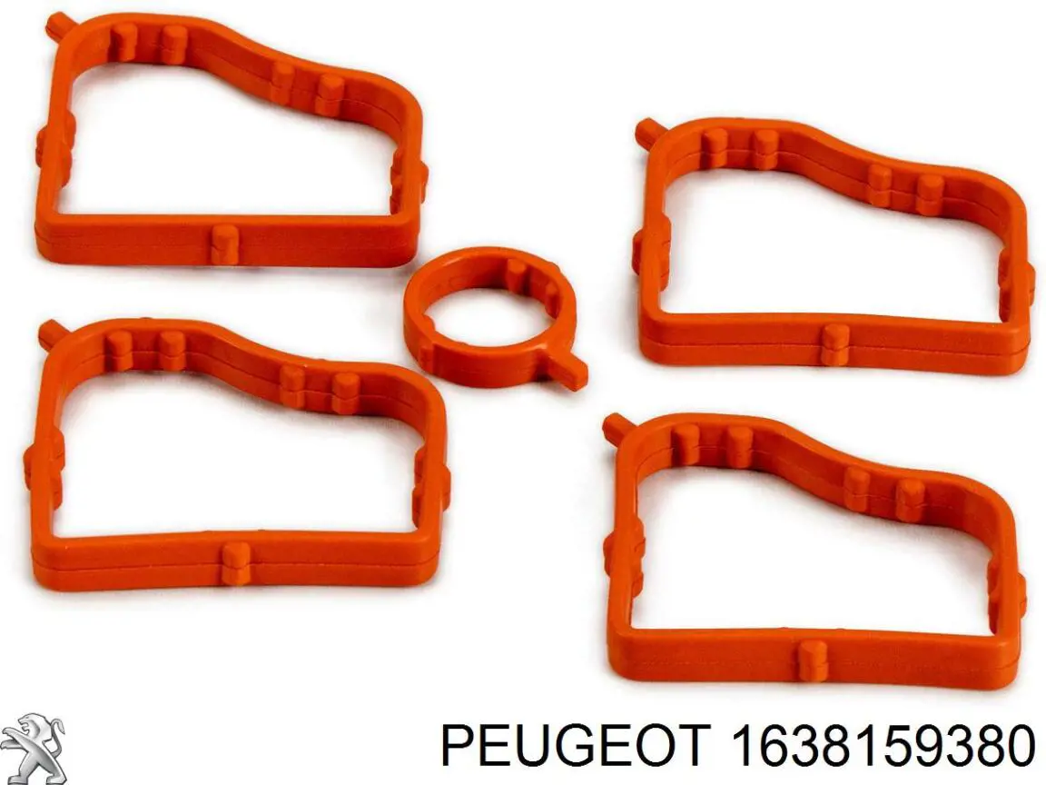 1638159380 Peugeot/Citroen Uszczelka pokrywy zaworowej silnika, zestaw